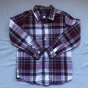 ⚽️ 3/$15 Toddler Boy Plaid Button-Down Shirt
